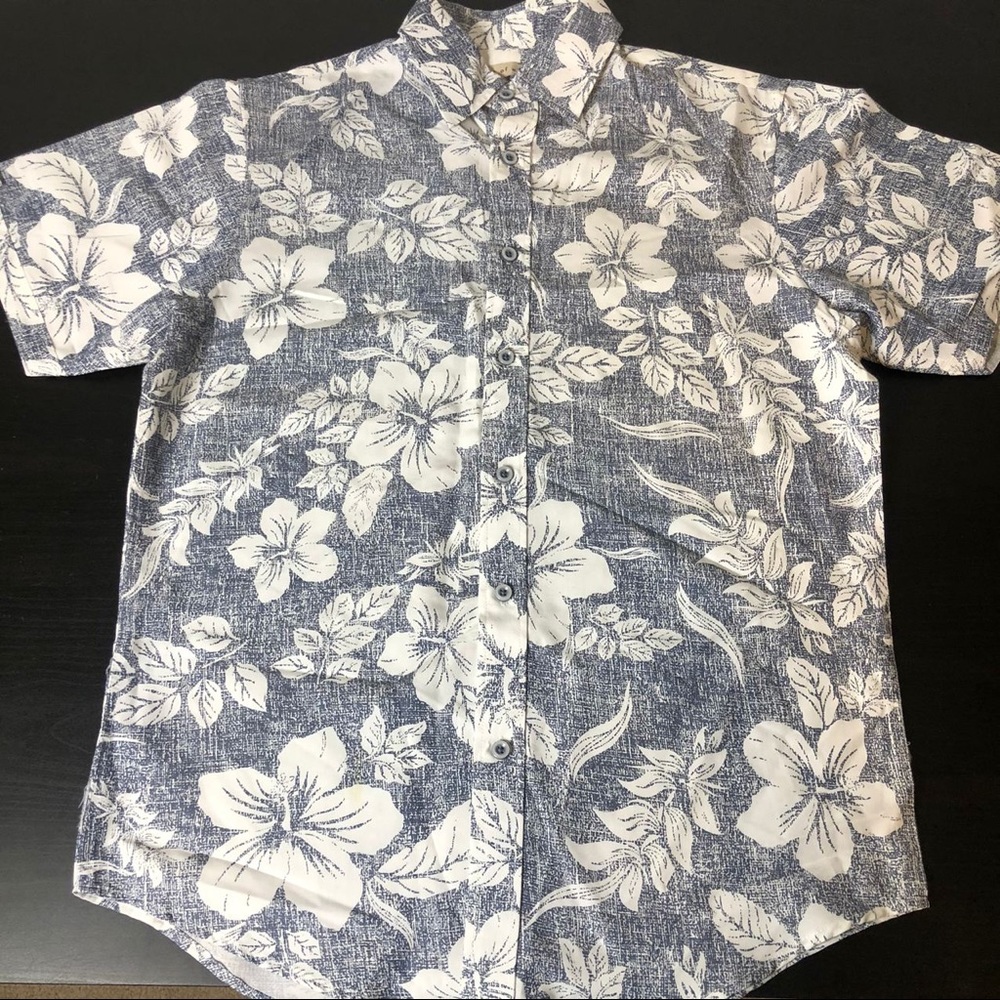 Age Of Wisdom Button Down Floral Hawaiian Style